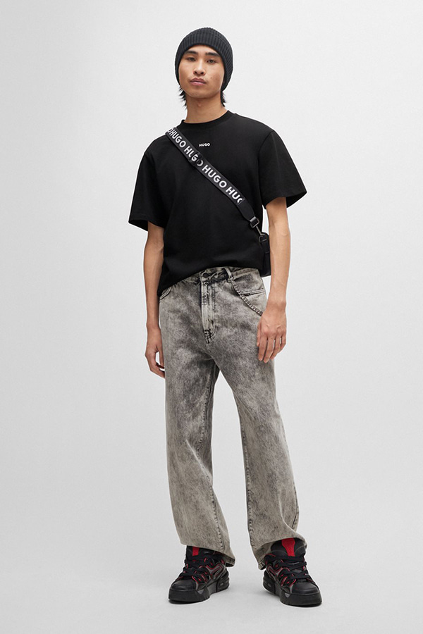 ΜΠΛΟΥΖΑ HUGO - 001 ΜΑΥΡΟ